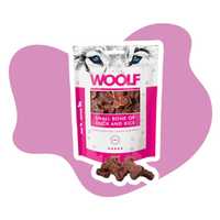 Woolf Small bone of duck/rice Kaczka 100g Przysmaki dla psa