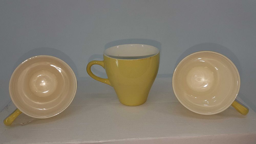 Винтажные кофейные керамические чашки Figgjo Flint Norway 50-60-е года