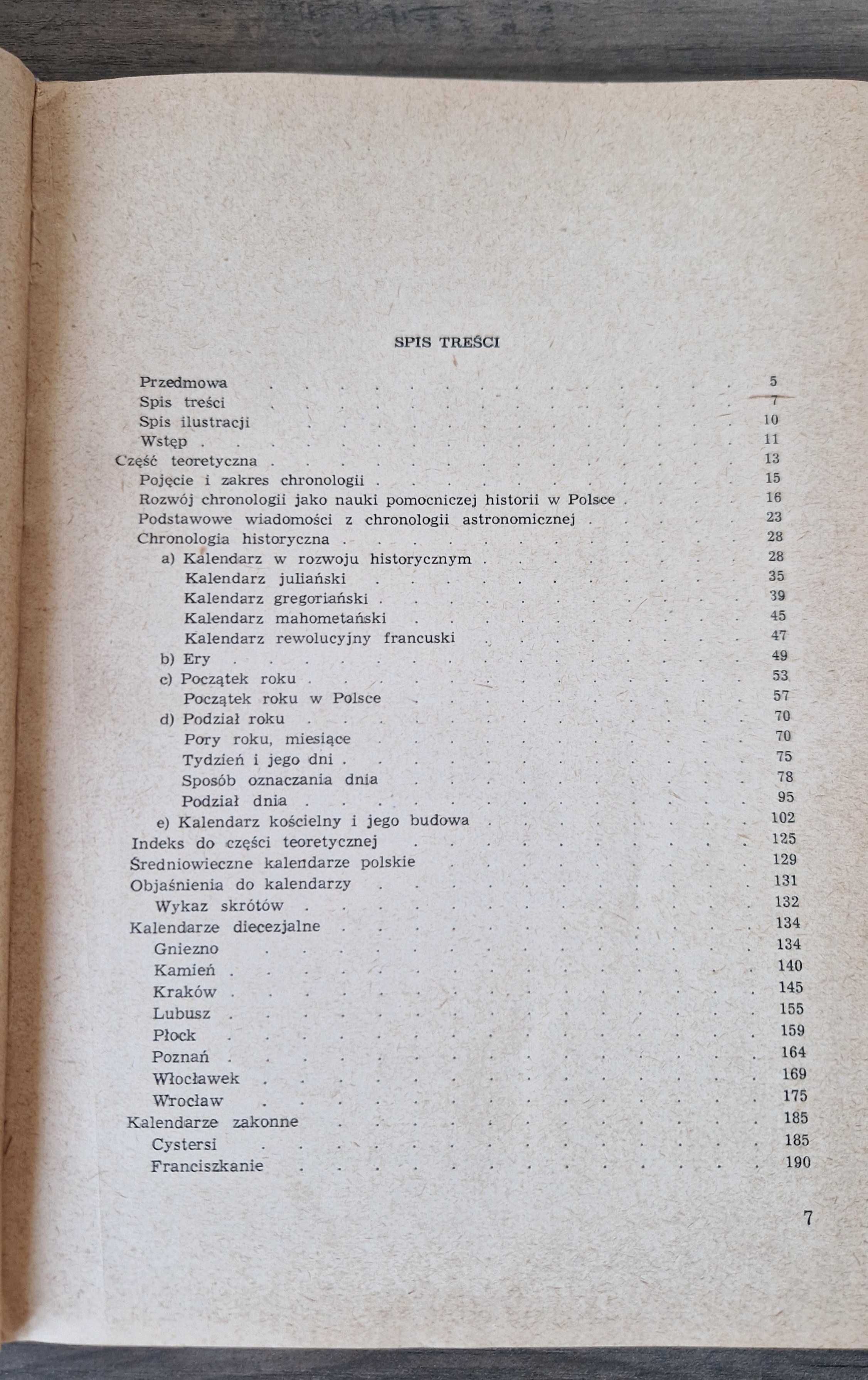 Chronologia polska Bronisław Włodarski