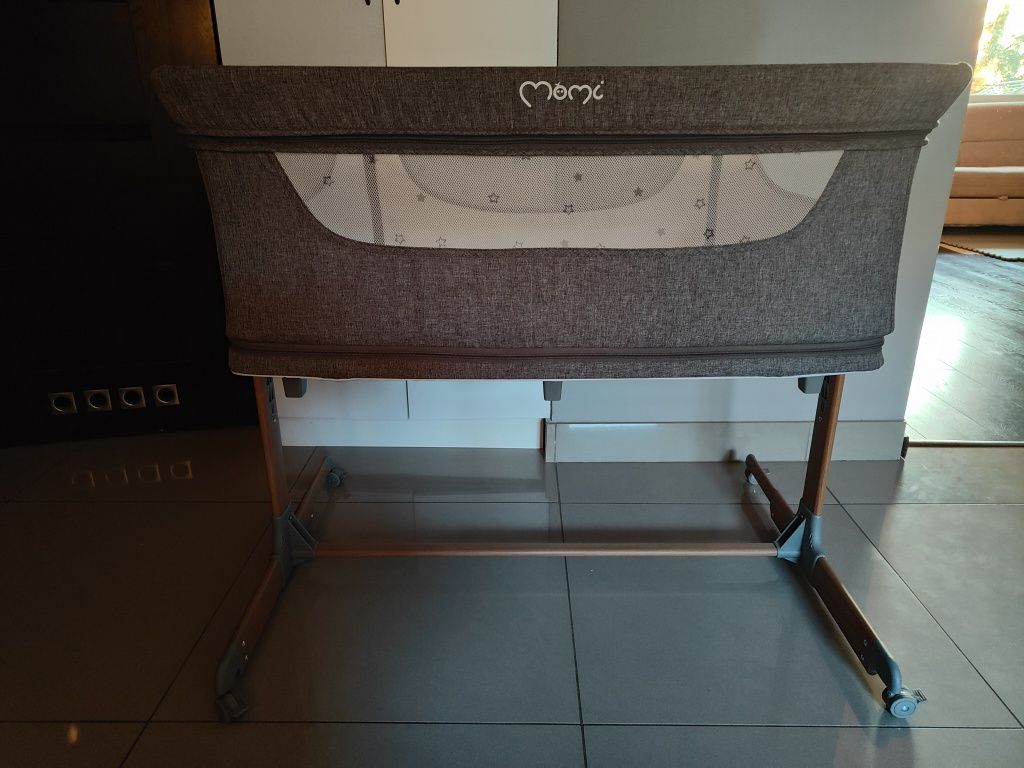 Łóżeczko dostawne MoMi Smart bed 4 w 1 + materac