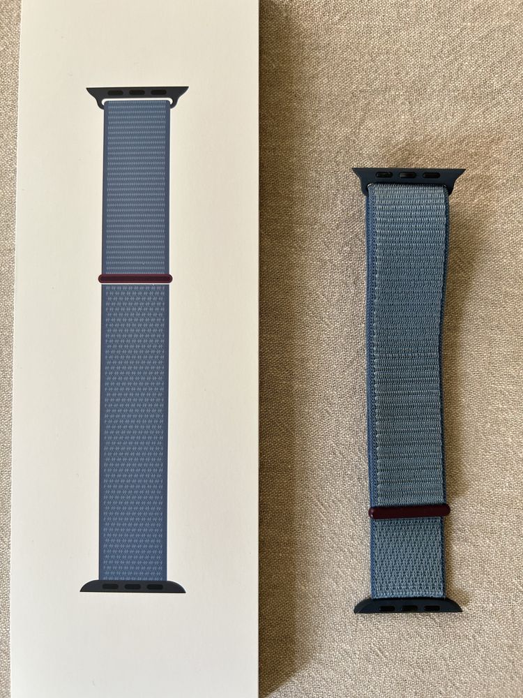 Pulseira nylon Winter Blue Apple Watch