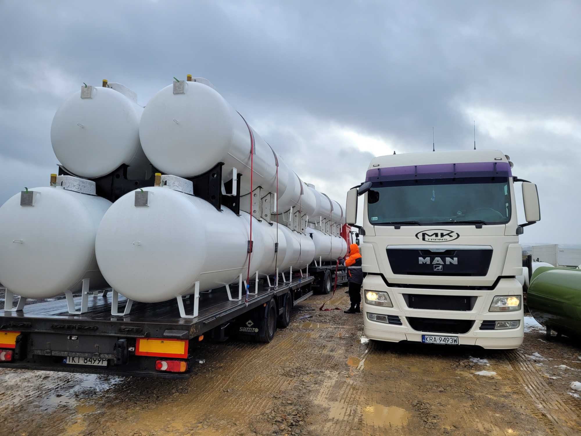 Zbiorniki na gaz płynny propan do ogrzewania, LPG, instalacje gazowe