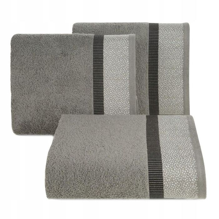 Ręcznik 50x90 Bawełniany Kąpielowy 485g/m2 Marit 04 Grafit