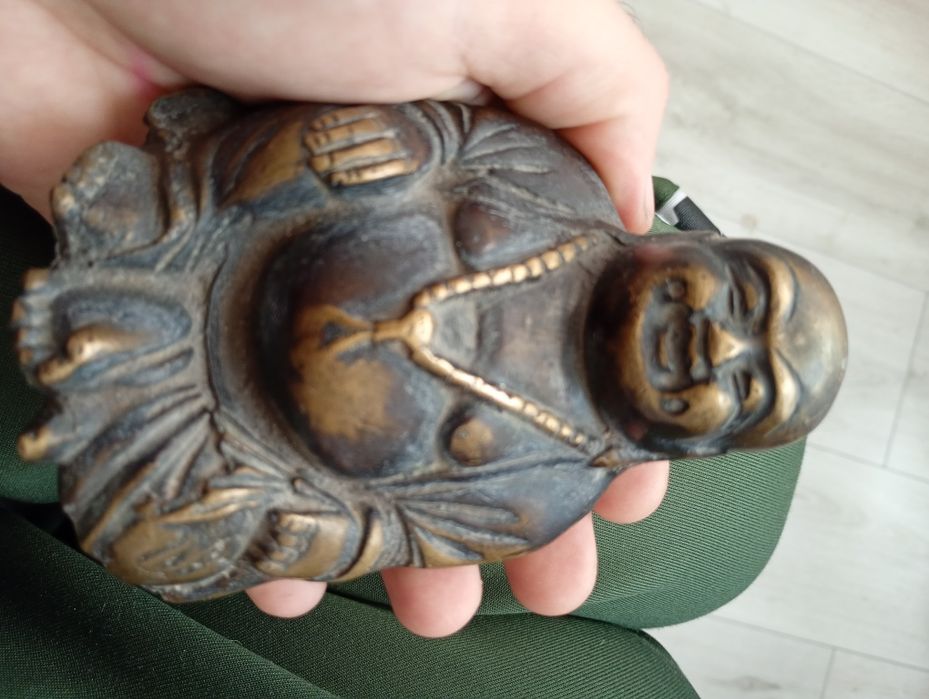 Piękna figurka Buddy z mosiądzu. Okazja
