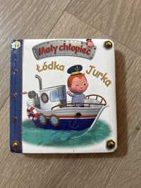 Książka mały chłopiec łódka Jurka