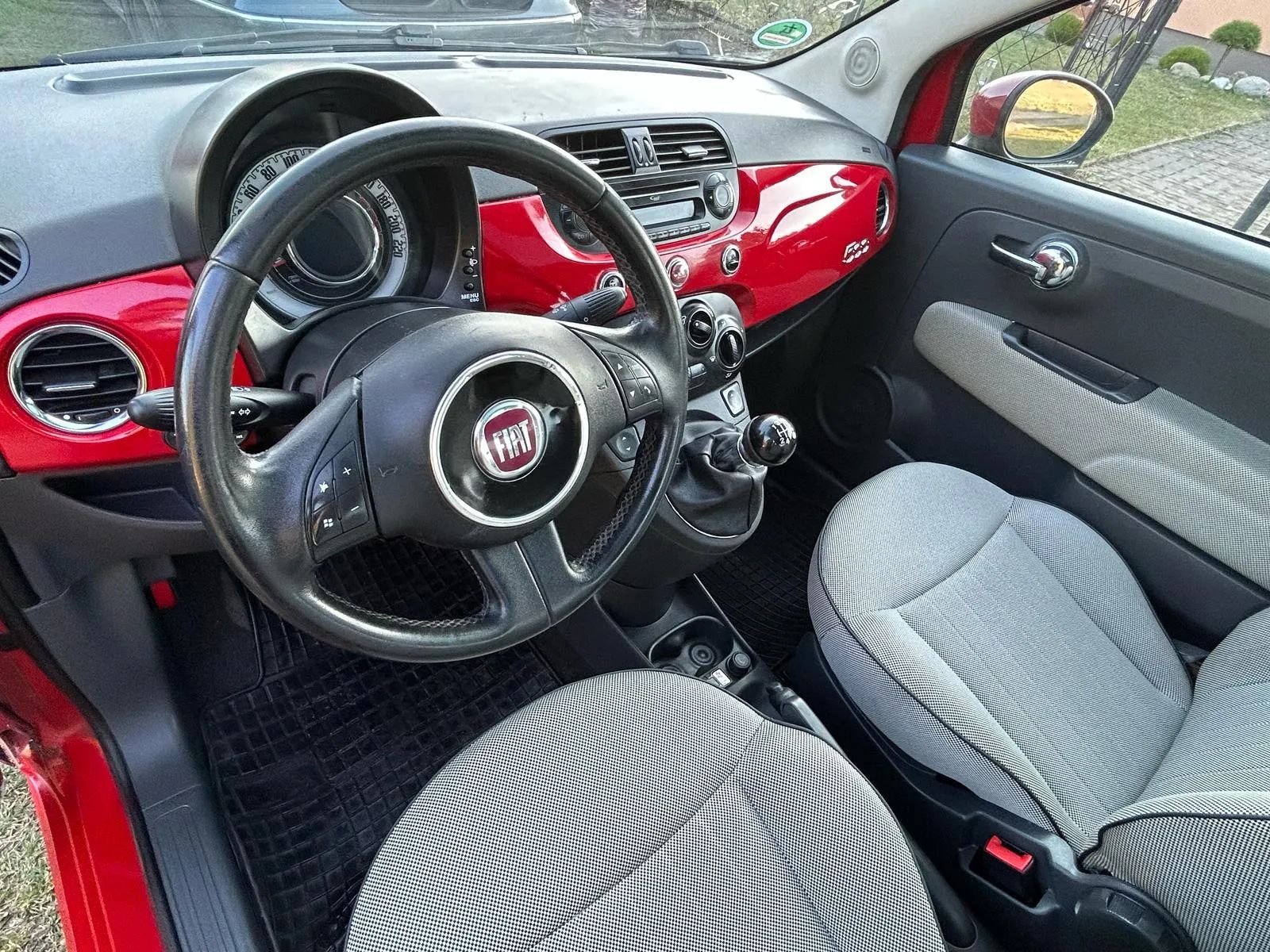 Fiat 500 1.2 8v Bardzo Ładny Klima Panorama Webasto