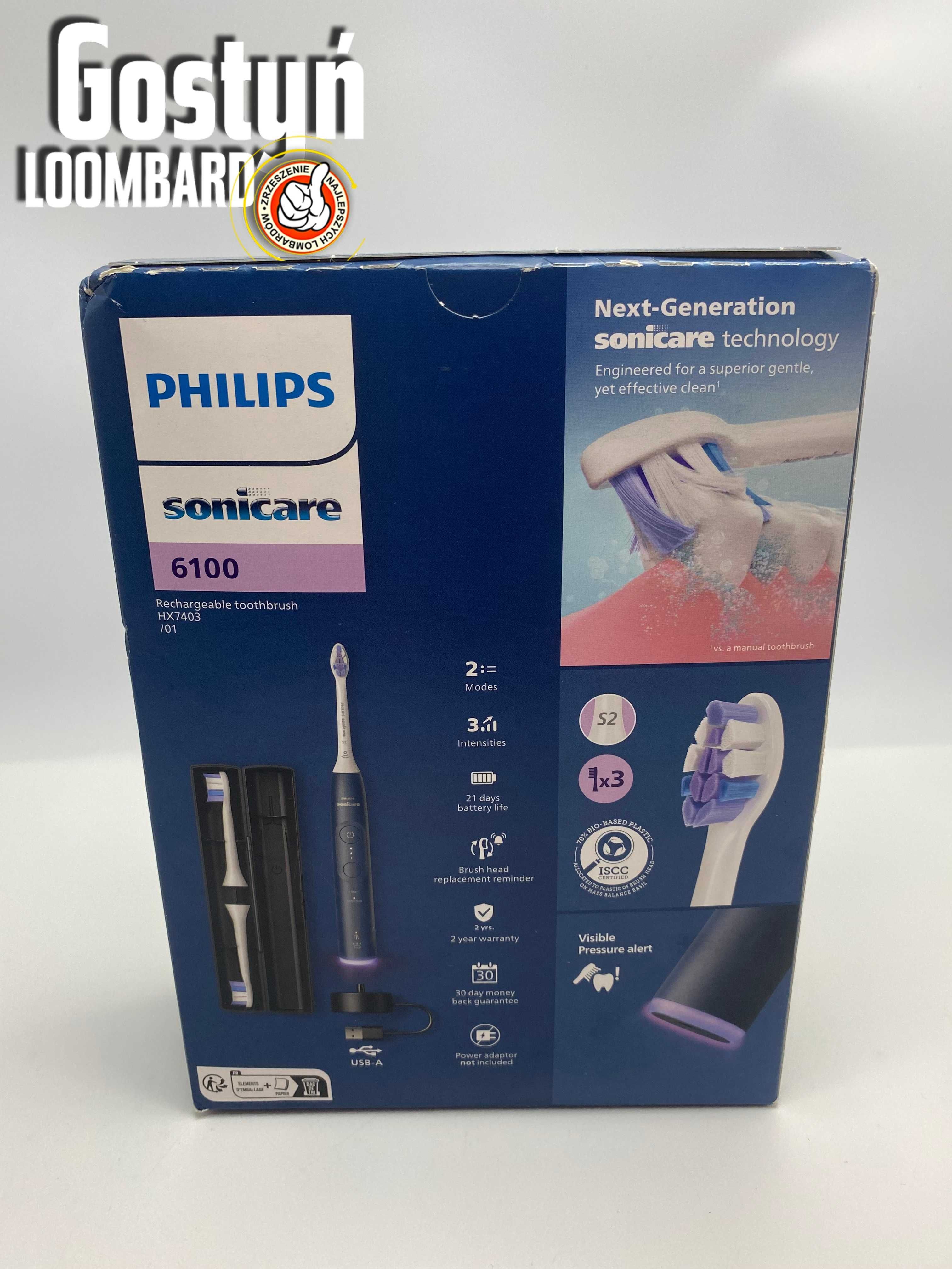 od Loombard Gostyń Soniczna Szczoteczka do zębów Philips Sonicare 6100
