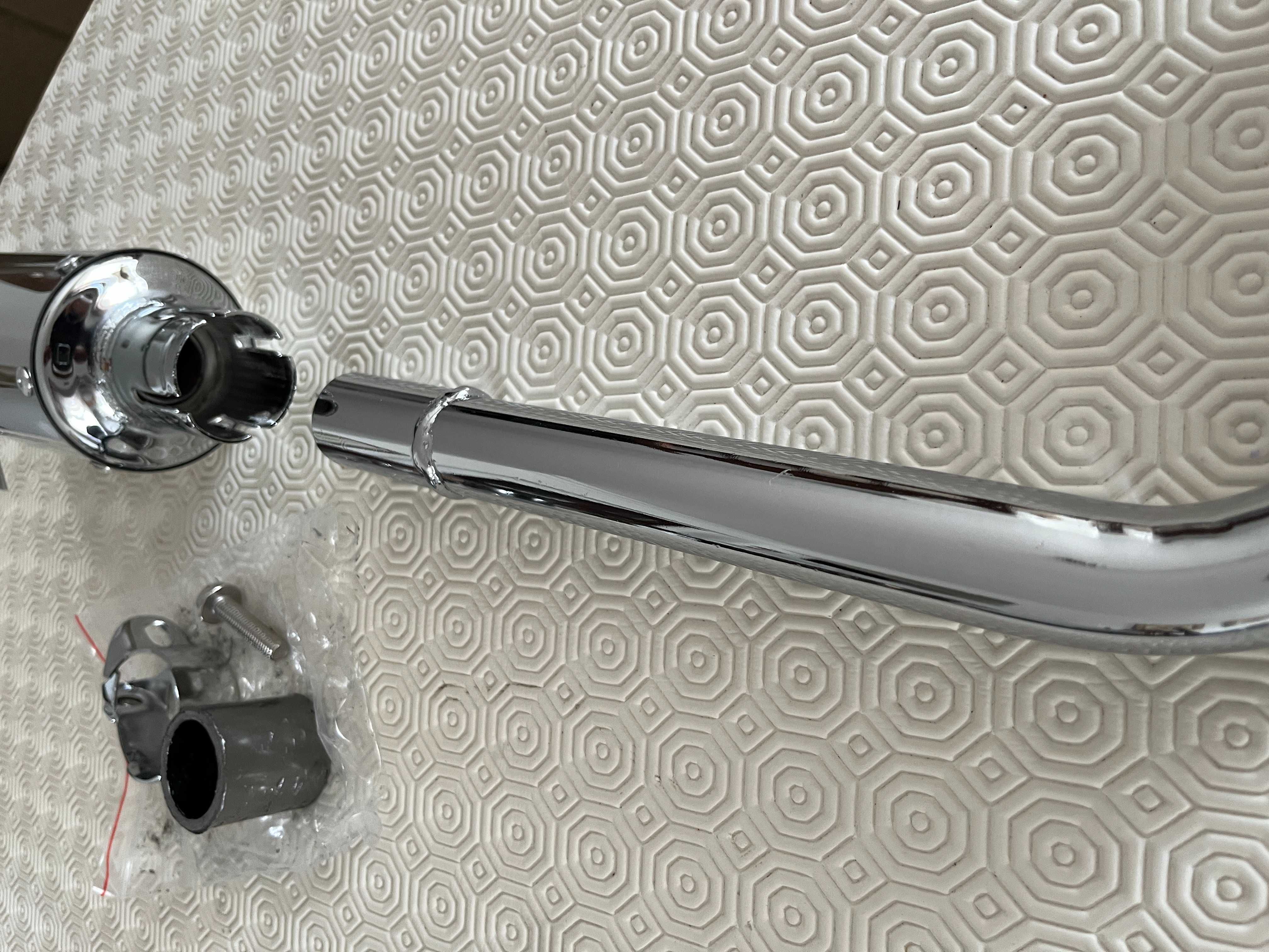 Linha de escape completa (race exhaust) NOVA p/ Honda Mini Trail Z50A
