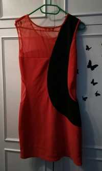 Czerwona sukienka XL