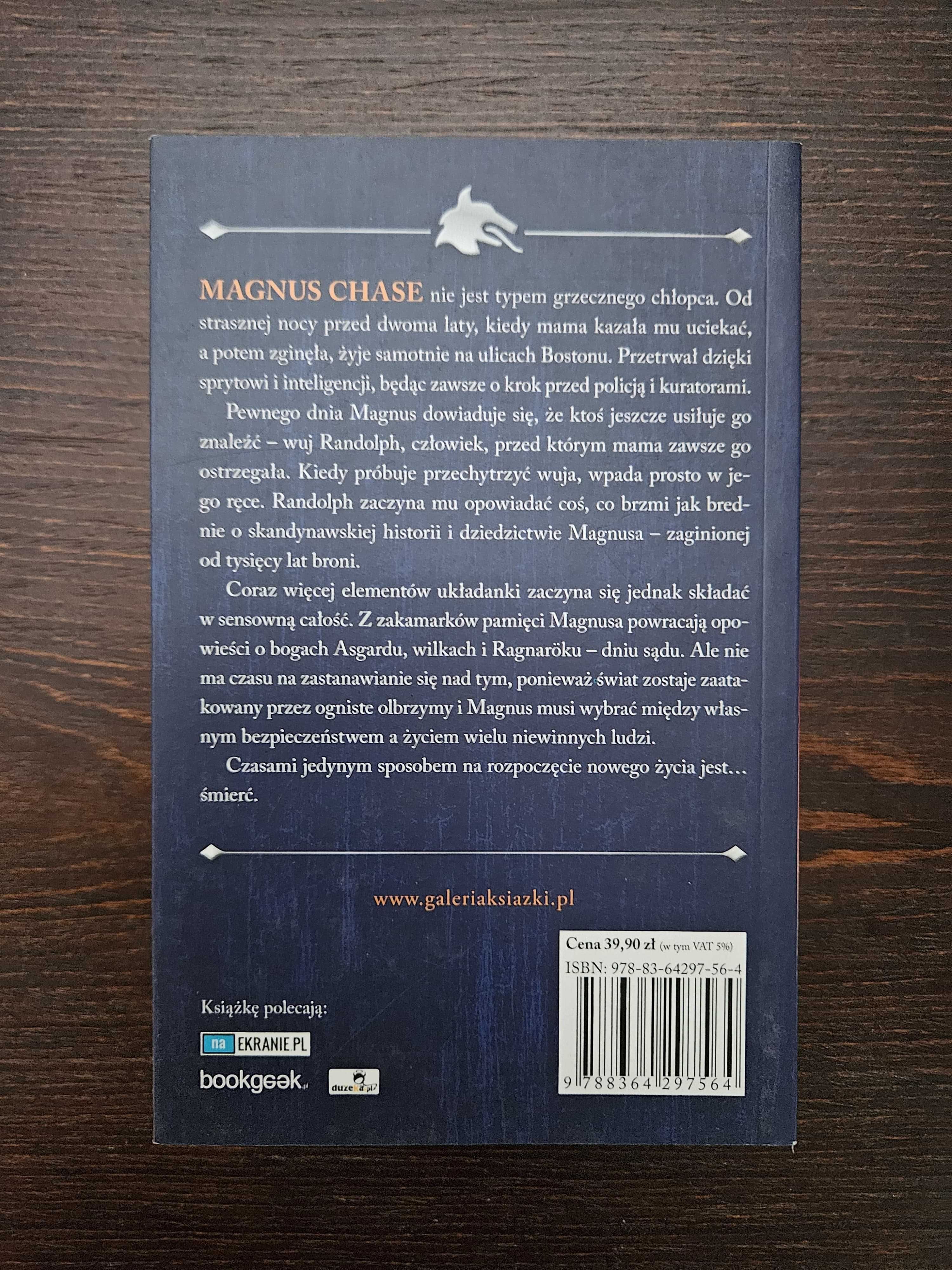 Miecz lata. Magnus Chase i bogowie Asgardu. Tom 1
