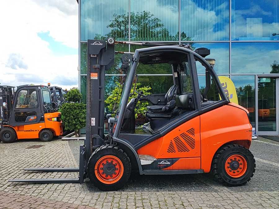 Wózek widłowy Linde H50D-02 5 ton duplex 3,1 m diesel | 2013
