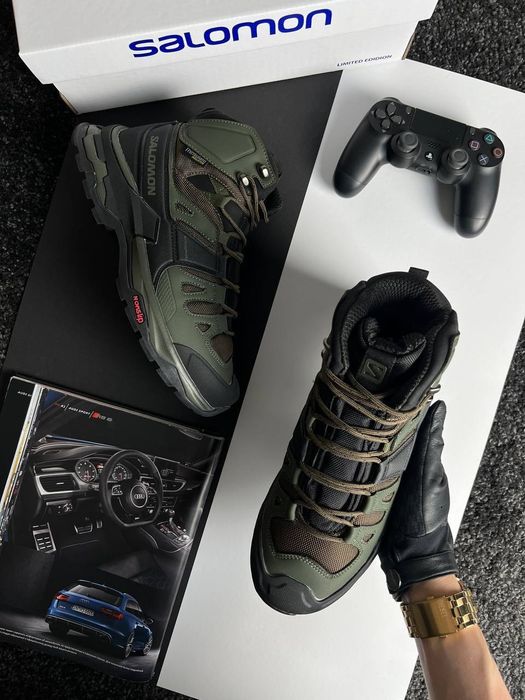 Зимові кросівки чоловічі Salomon Quest 4 GTX Fur 41-46р Хутро Gore-Tex