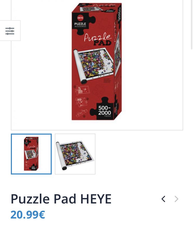 Puzzle Pad Heye do Papagaio sem penas e 2 puzzles de 1000 peças