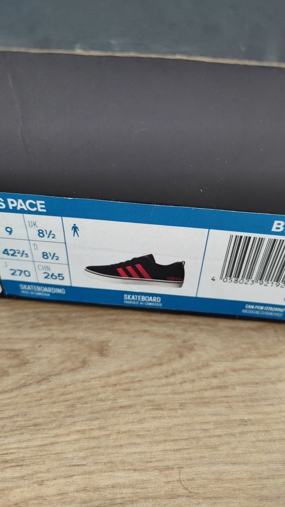 Ténis ADIDAS 42.5 originais VS PACE azul marinho/vermelho