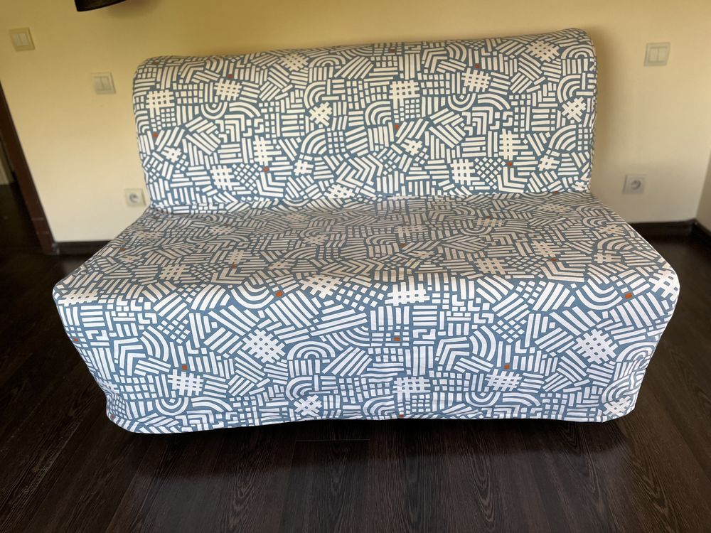 Łóżko - Sofa rozkładana dwuosobowa Ikea LYCKSELE MURBO