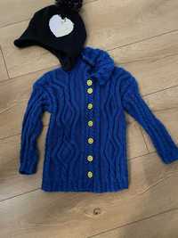 Ciepły sweter dla dziewczynki 4-5lat (116cm)