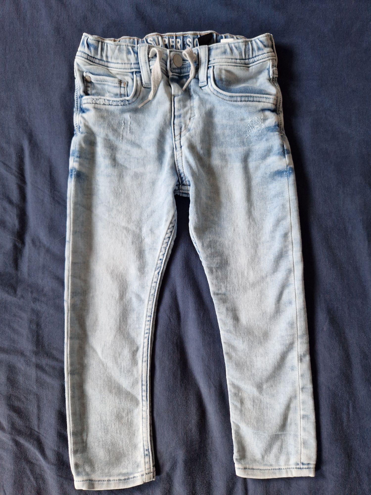Joggery jeansowe H&M, rozm. 110