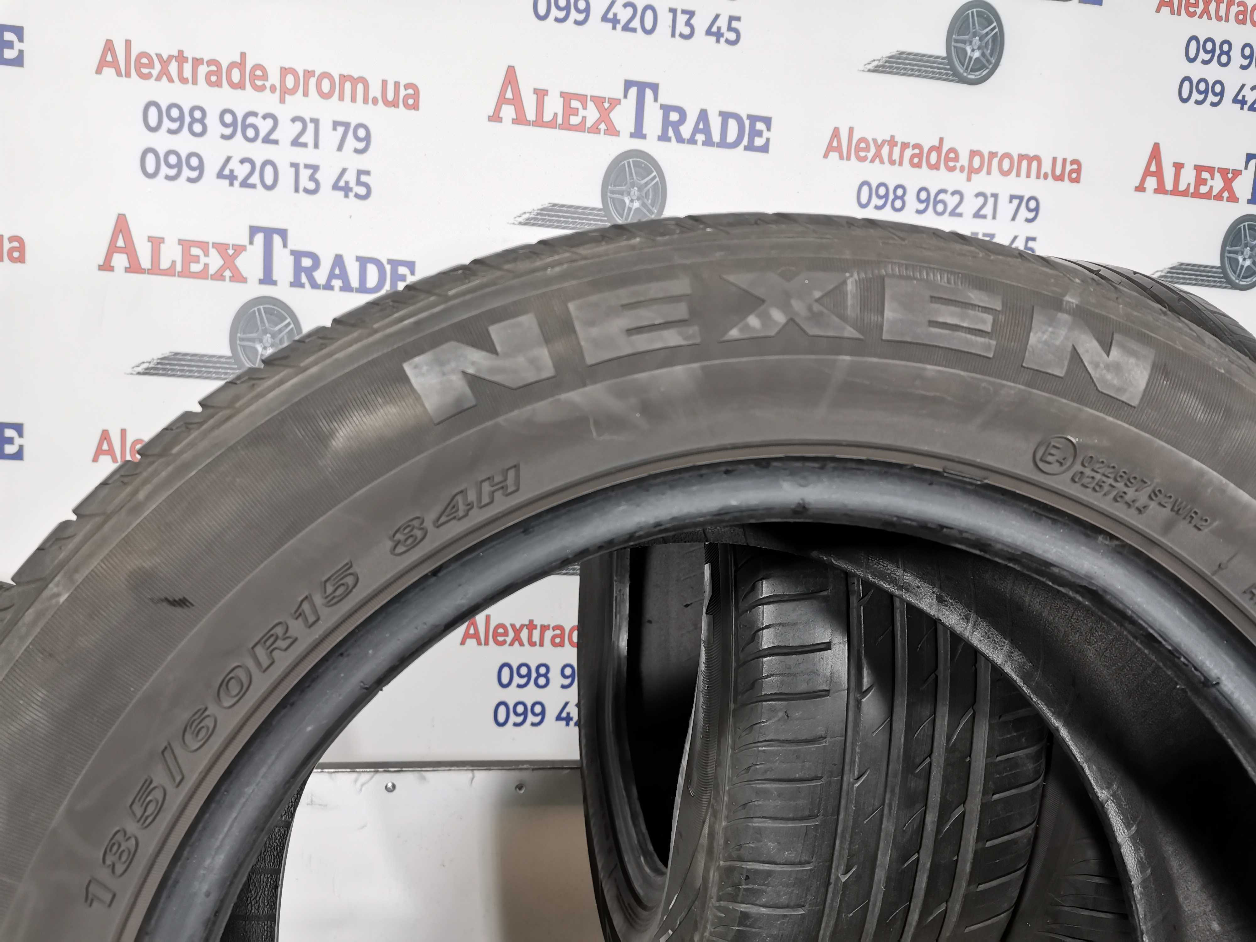 4 шт. 185/60 R15 Nexen N'Blue HD літні шини б/у