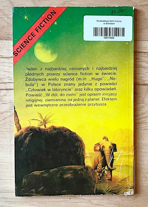 Fantastyka Robert Silverberg W dół do ziemi i Ciernie kpl 2 +