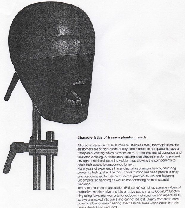 Fantomas, modelo de boca para prática dentária