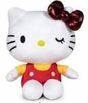 Maskotka Pluszak 50th Anniversary HELLO KITTY czerwona 22 cm