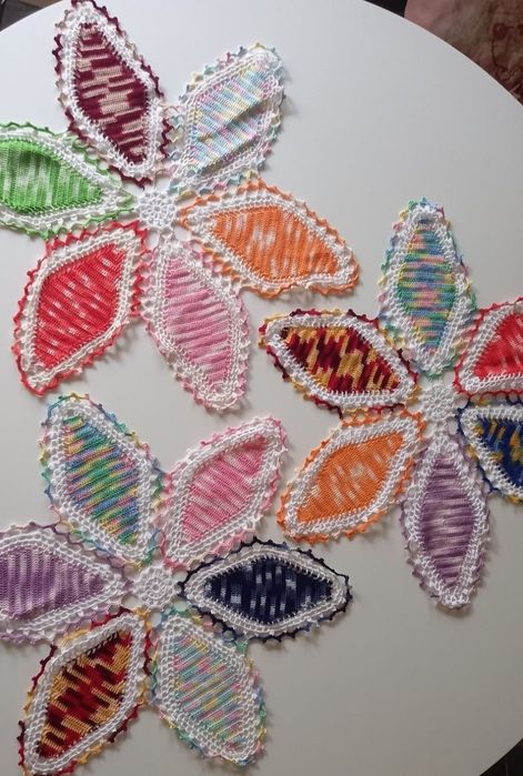 Naperons/ conjunto de naperons/ croché