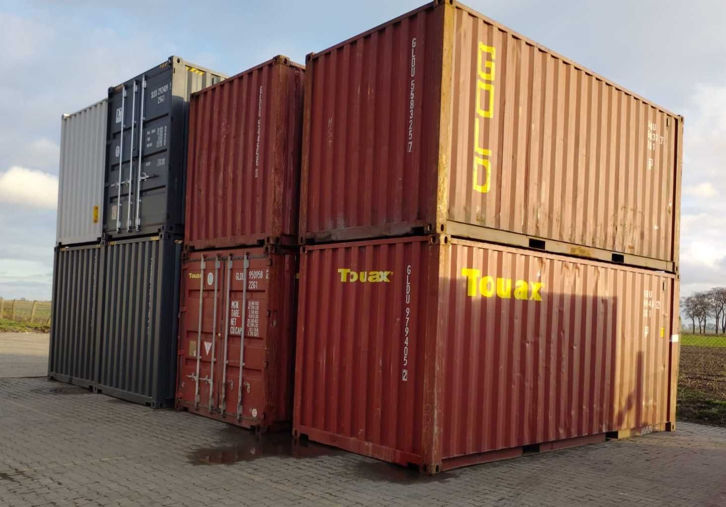 Kontener magazynowy 20DV/DC (6 m) używany - Transport Cała Polska