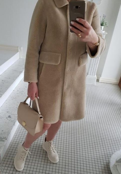 Шуба пальто овчина