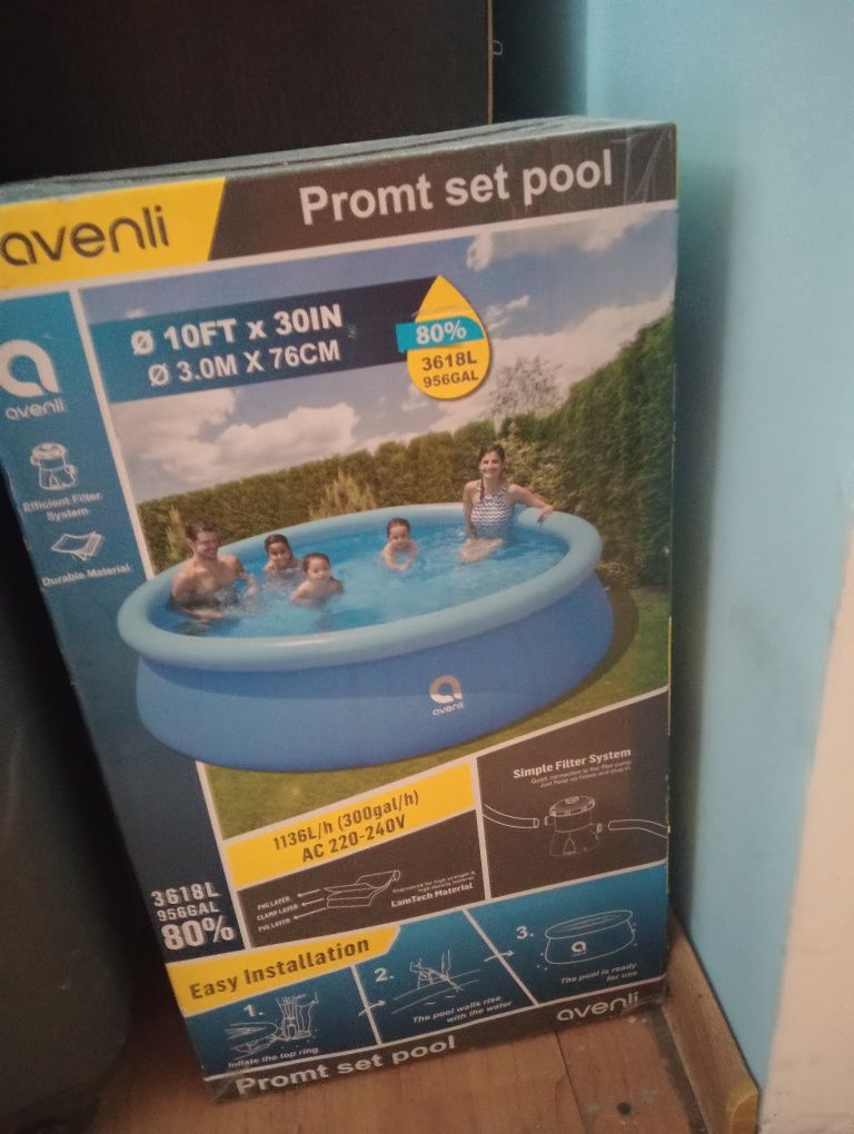 Basen rozporowy z pompą
