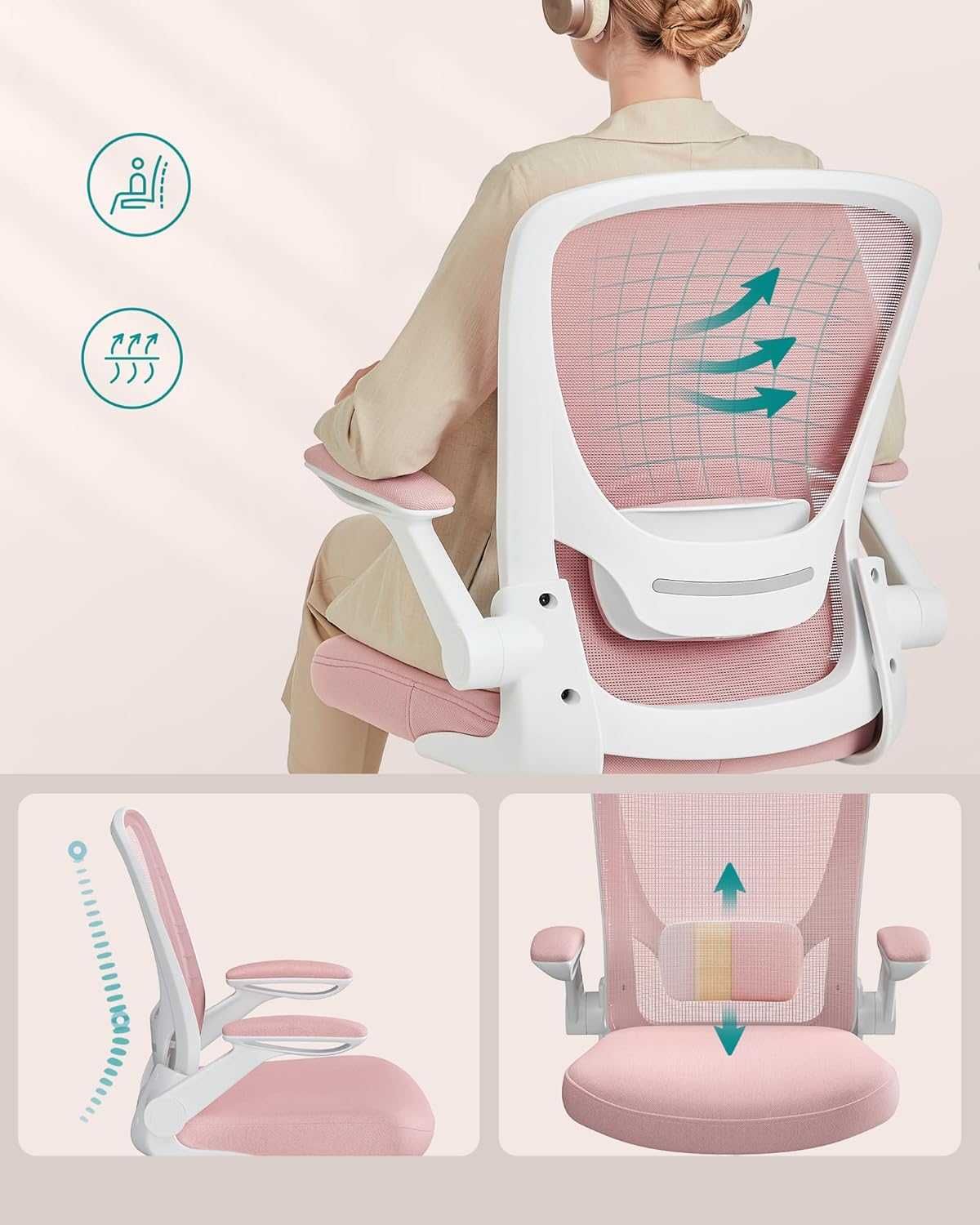 Nowe krzesło / fotel / stołek / biurowe /ergonomiczne/ SONGMICS !A724!