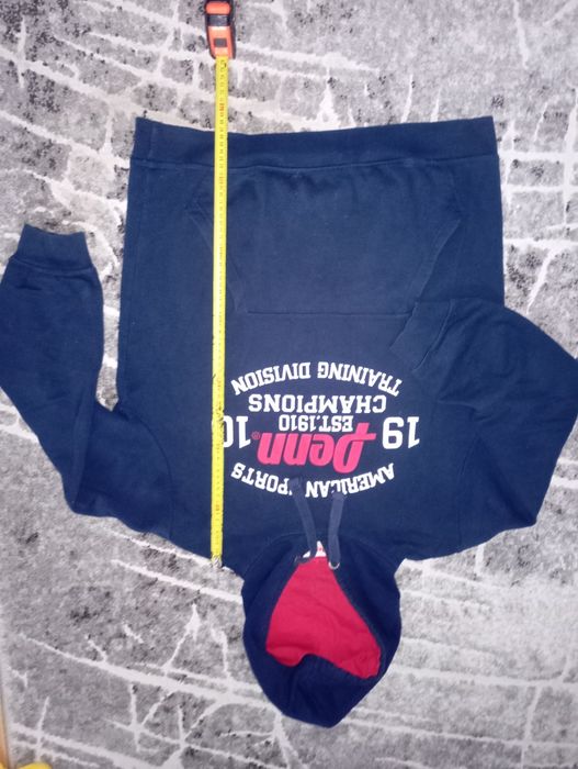 Продам толстовку чоловічу худі синього кольору з капюшоном