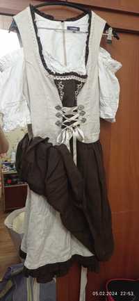 Баварское национальное платье, диндрль, карнавальный костюм.