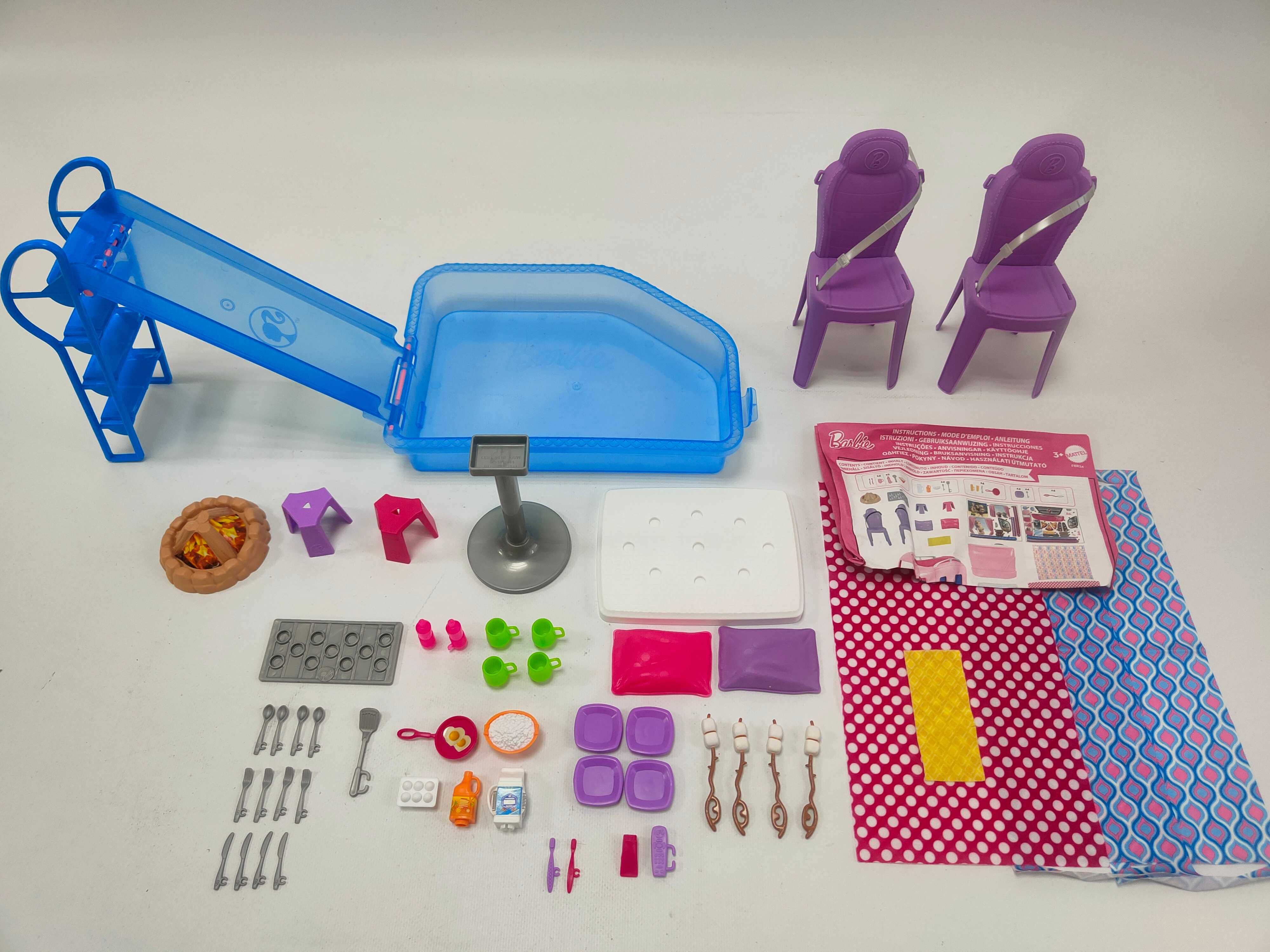 Mattel Barbie Kamper FBR34 WYMARZONY KAMPER Auto Pojazd K3