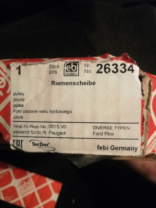 Koło pasowe wału korbowego Febi Bilstein 26334