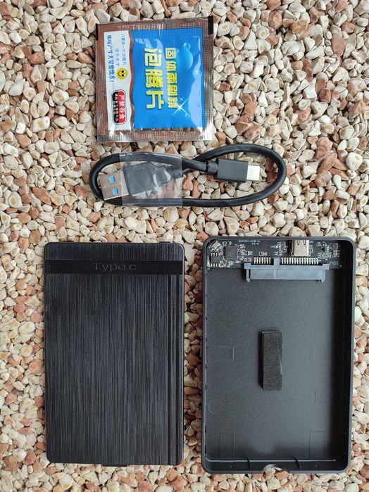 Kapsułka, koncentrat + obudowa na dyski SSD / HDD 2,5'' USB-C. Nowe.