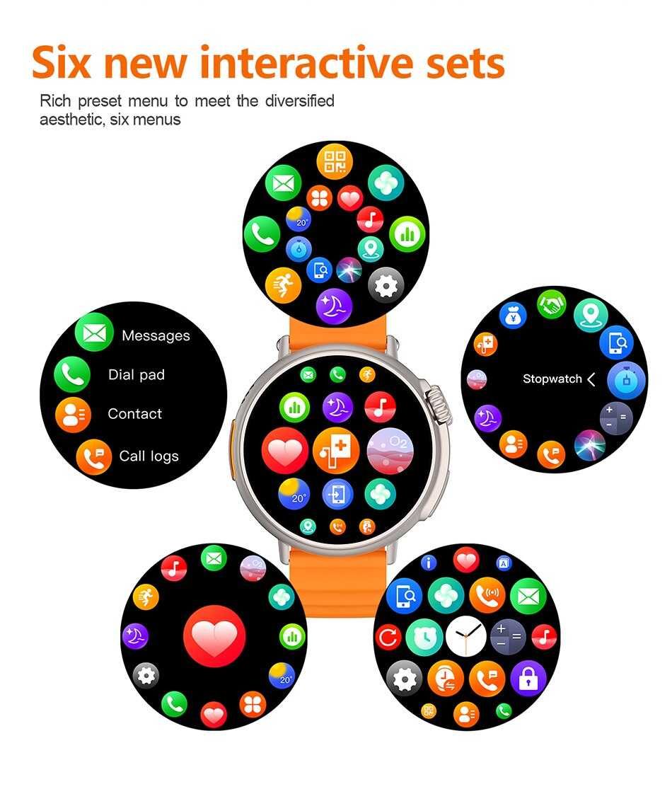 1+1 Smartwatch ULTRA S9 HD 1,6` AMOLED + GT88 GRATIS !!