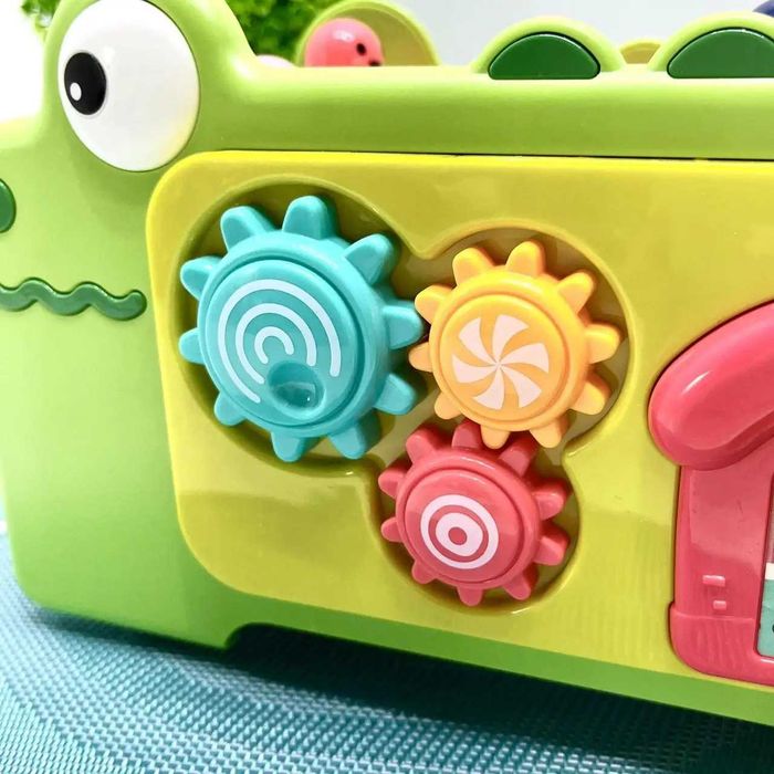 Гра Крокодил рибалка бізіборд каталка на шнурку 27см (831)