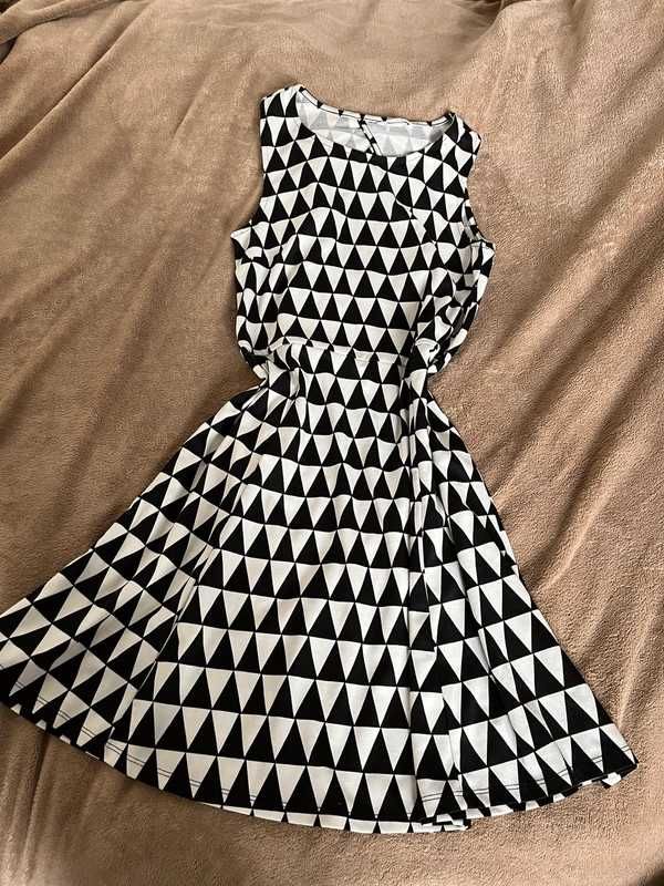 MEGA PAKA sukienki 8 sztuk na lato mix H&M Zara Reserved S M 36 38