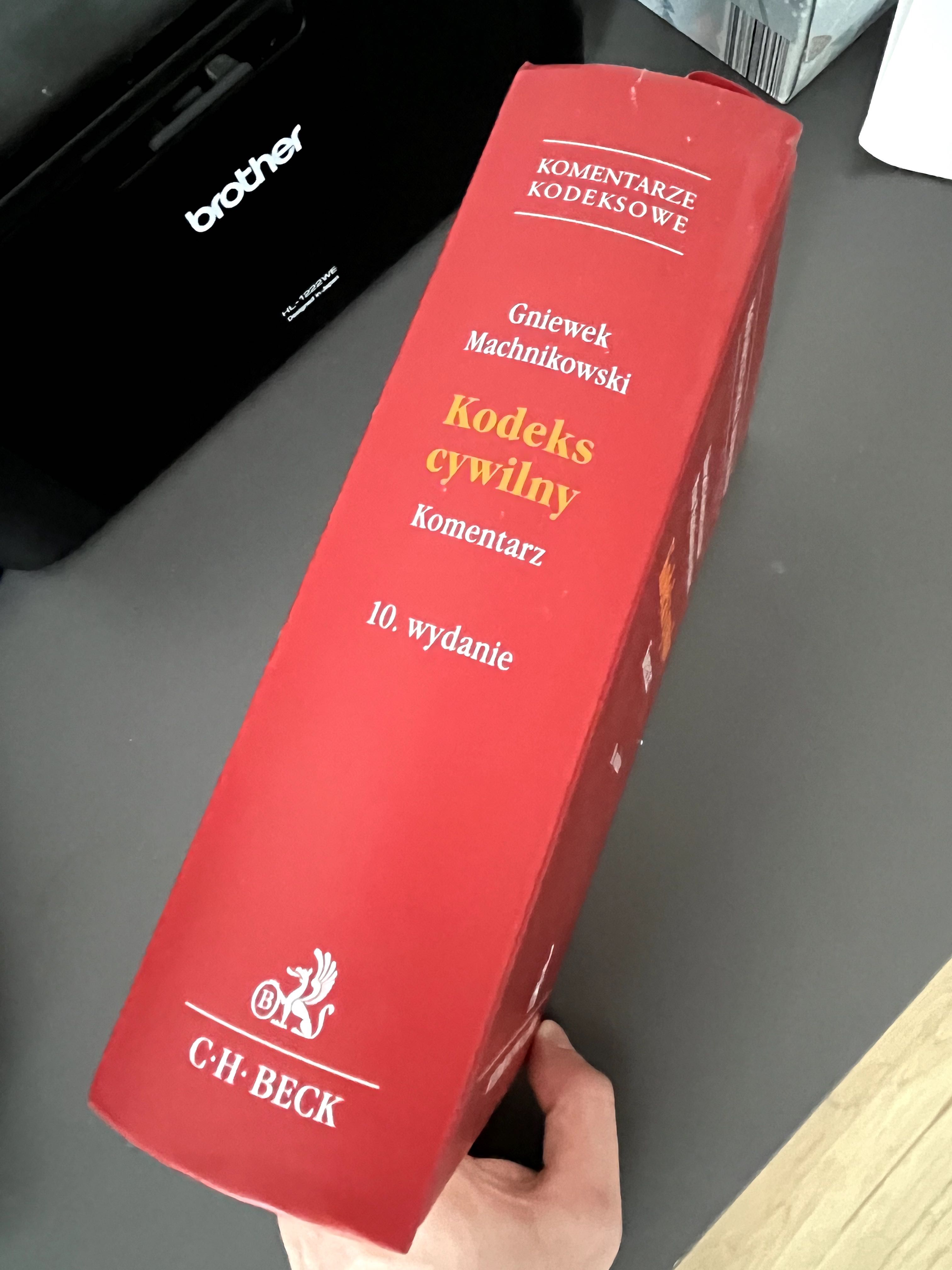 Komentarz Kodeks Cywilny, red. E. Gniewek P. Machnikowski, 10 wydanie