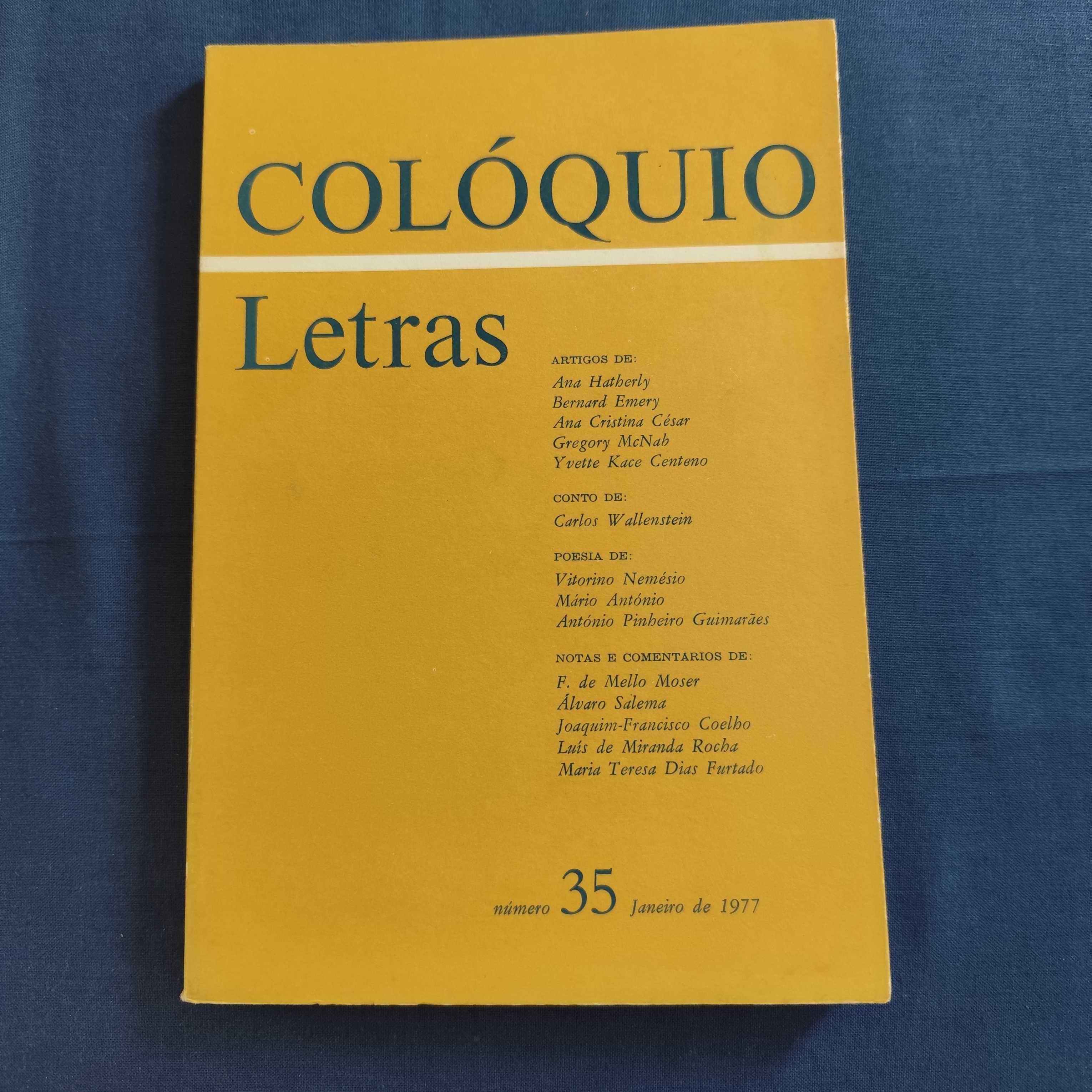 Revista Colóquio Letras 35 - Janeiro 1977