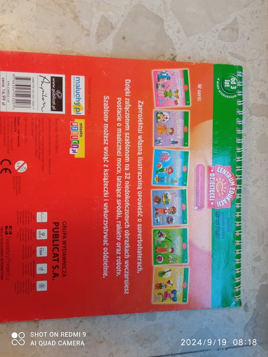 Książka z szablonami super bohaterowie  ponad 30 wzorów