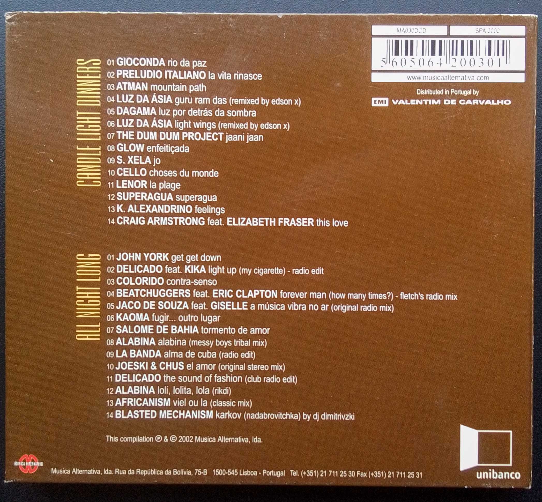 Pack 4 cd's: antologia das Docas de St. Amaro, Hipnotica & outros