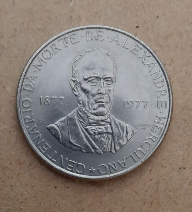 Moeda 25$ ano 1977 Portugal