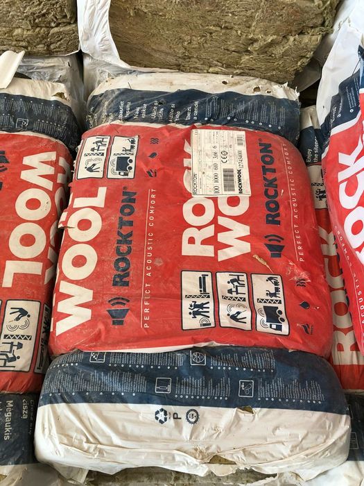 Вата базальтовая каменная Rockwool Rockton и Rockslab Acoustic