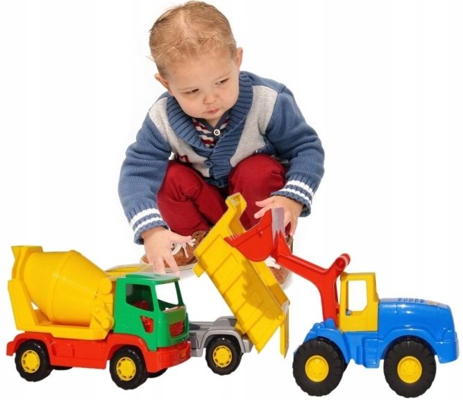 Wader Zestaw Wywrotka + Fadroma + Betoniarka Tir