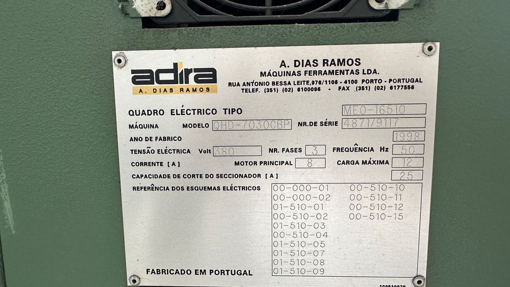 Quinadeira ADIRA 3000mm