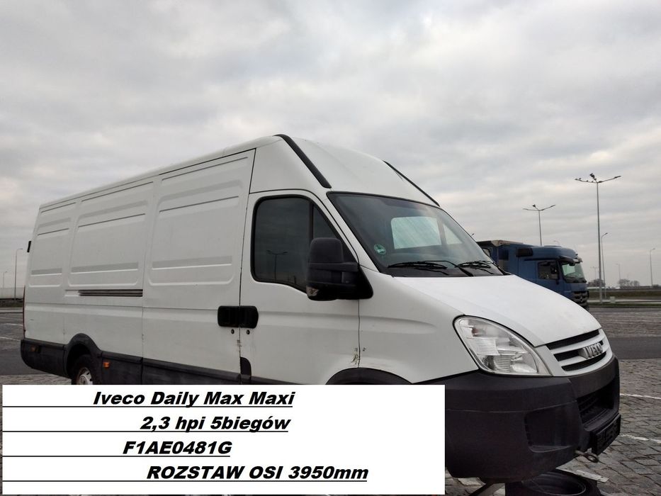 Iveco daily IV MAX drzwi boczne przekładka wtryski pompa wysokiego ciśnienia blok silnika 2,3HPI F1AE3481B wał korbowy most 47:13