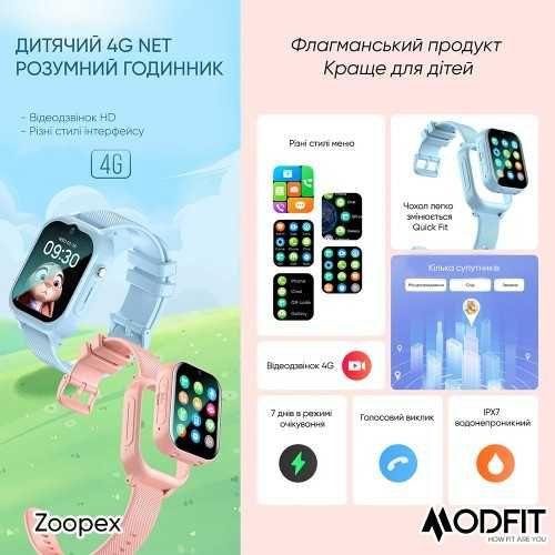 Смарт часы детские Zoopex = Sim-карта + местоположение