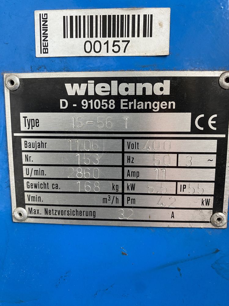 Odkurzacz  Przemyslowy Budowlany 5,5 Kw WIELAND