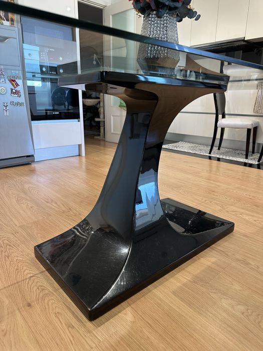 Mesa jantar vidro 180x90
